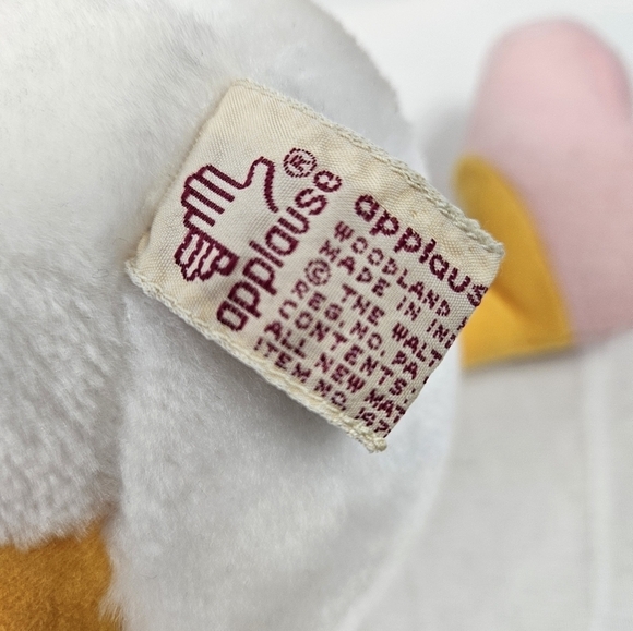 NWT Vintage Applause Disney Daisy Duck 16" Plush Stuffed Animal Kids - Picture 13 of 14